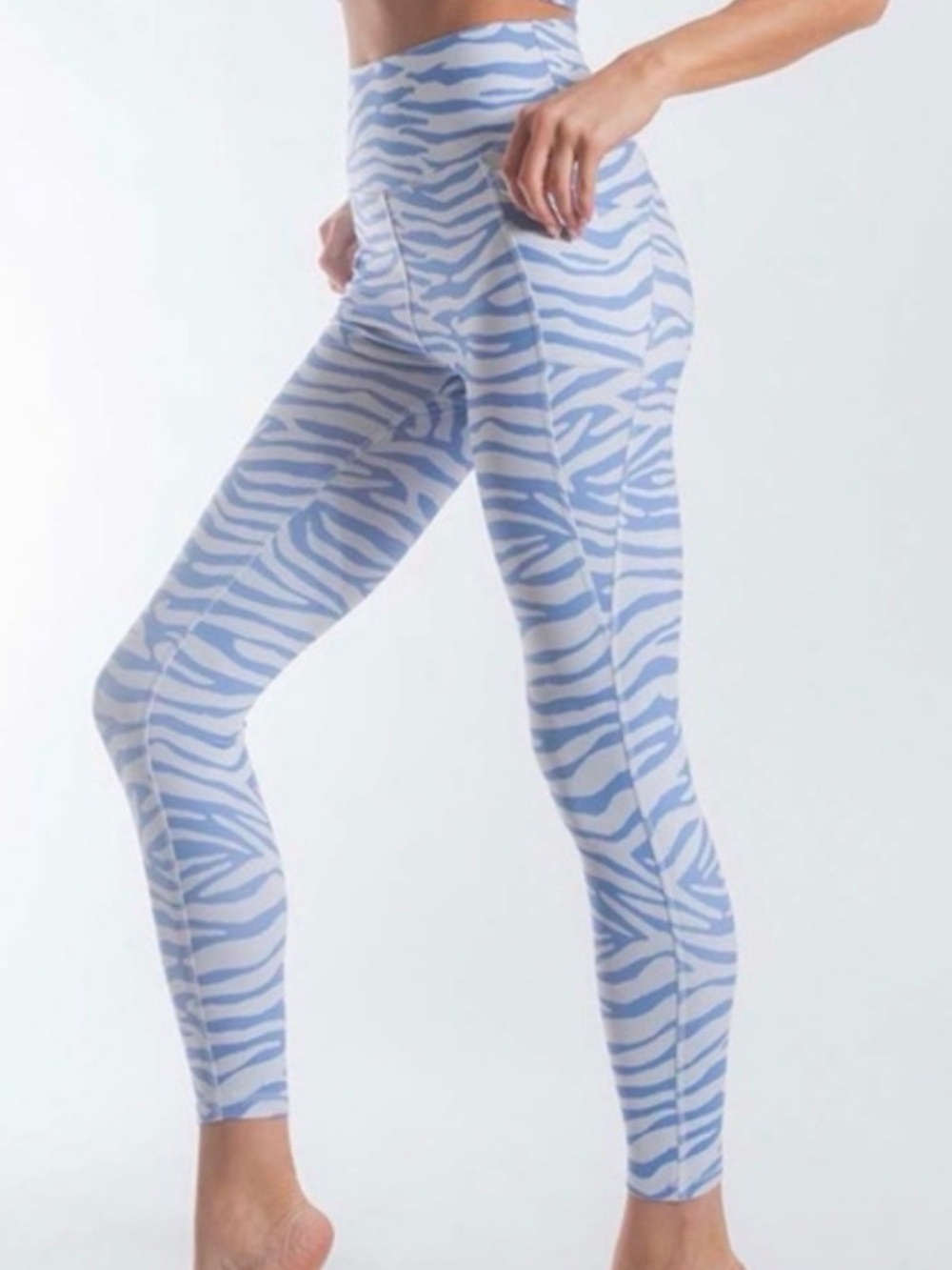 X by Gottex Zebra Print Leggings
